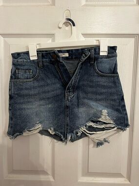 American Bazi Light Blue Denim Skort